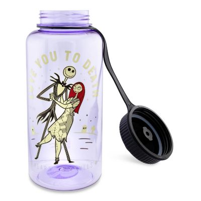 Disney The Nightmare Before Christmas "Love You To Death" 34-Ounce Water Bottle Image 1