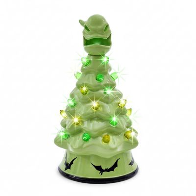 Disney The Nightmare Before Christmas Oogie Light-Up Ceramic Christmas Tree Image 1