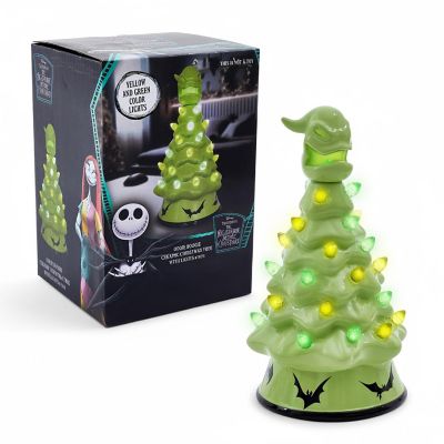 Disney The Nightmare Before Christmas Oogie Light-Up Ceramic Christmas Tree Image 1