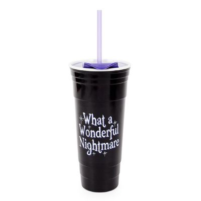 Disney The Nightmare Before Christmas Tumbler with Lid and Straw  32 Ounces Image 1