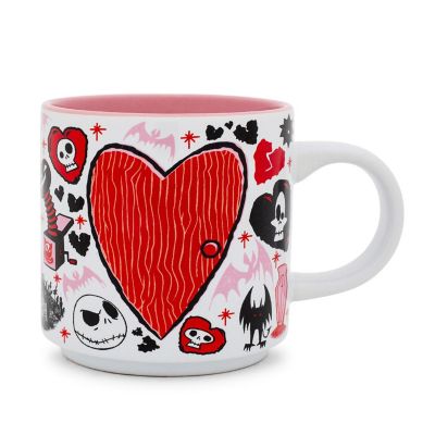 Disney The Nightmare Before Christmas Valentine's Town Stackable Ceramic Mug Image 2