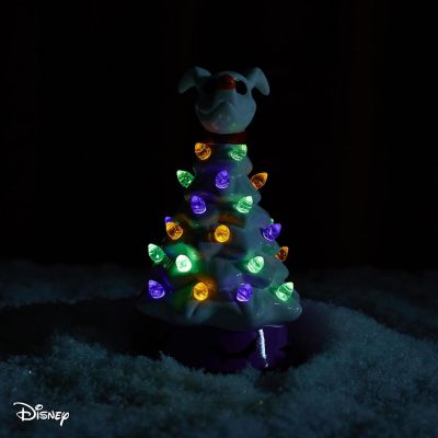 Disney The Nightmare Before Christmas Zero Light-Up Ceramic Christmas Tree Image 3