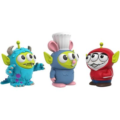 Disney Toy Story Pixar Alien Remix 3-Pack Miguel Sulley Remy Figures Mattel Image 1