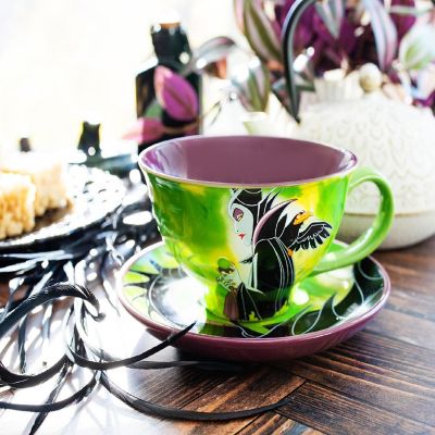 Disney Villains Maleficent Ceramic Teacup and Saucer Set Image 2