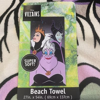 Disney  Villains "Up Close" - Beach Towel - 27 in. x 54 in. Image 1