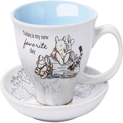 Disney Winnie The Pooh And Friends Ceramic Teacup and Saucer Set Image 1