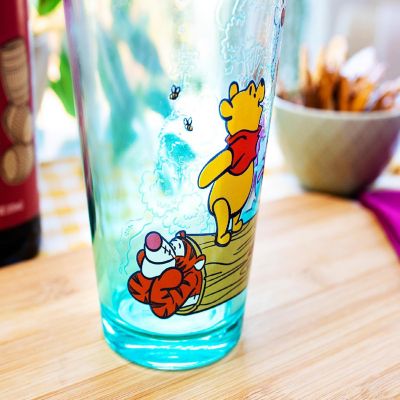 Disney Winnie the Pooh and Friends Pint Glass  Holds 16 Ounces Image 3