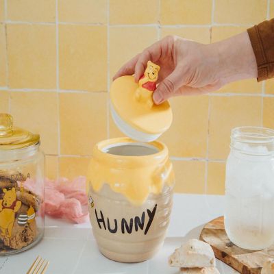 Disney Winnie the Pooh Hunny Pot Ceramic Snack Jar  6 Inches Tall Image 3