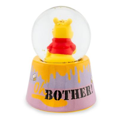 Disney Winnie the Pooh "Oh, Bother" Light-Up Mini Snow Globe  2.75 Inches Tall Image 2