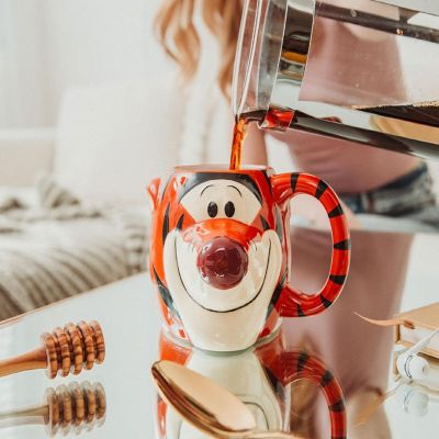 Disney Winnie the Pooh Tigger 3D Sculpted Ceramic Mug  Holds 20 Ounces Image 3