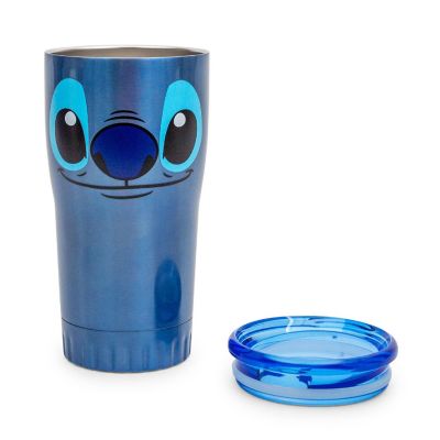 Disney's Lilo & Stitch Face Double-Walled Stainless Steel Tumbler  20 Ounces Image 1