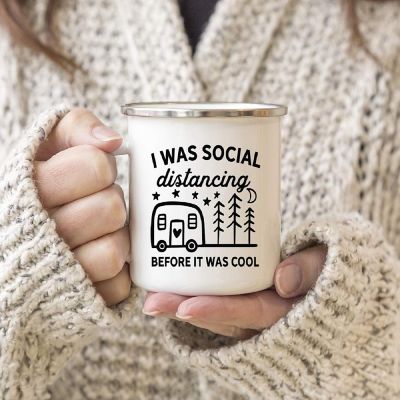 Distancing Before Cool 11oz Campfire Mug Image 2