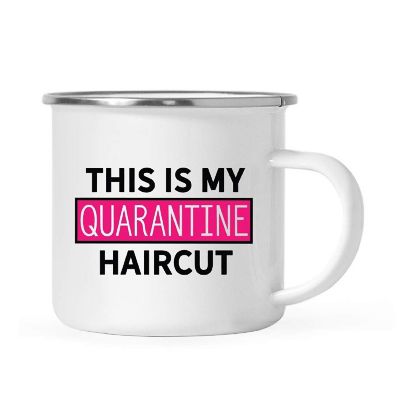 Distancing Haircut 11oz Campfire Mug Image 1