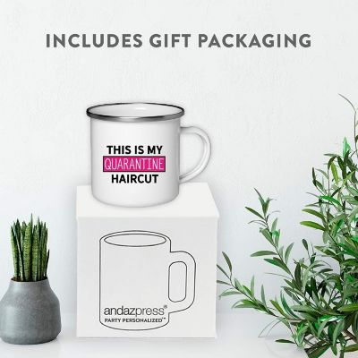 Distancing Haircut 11oz Campfire Mug Image 3