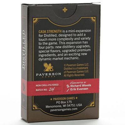 Distilled: Cask Strength - 55 Card Mini Expansion, Ages 14+ Image 1