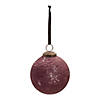 Distressed Ball Ornament (Set Of 6) 4"D Glass Image 1