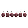 Distressed Ball Ornament (Set Of 6) 4"D Glass Image 2