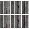 Distressed Barn Wood Plank Black Peel & Stick Decal Image 1