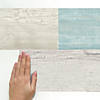 Distressed Barn Wood Plank Blue Peel & Stick Giant Decal Image 2