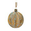 Distressed Blue Ribbed Glass Ornament (Set Of 12) 4"H, 4"H, 5.5"H Image 4