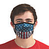Distressed Patriotic Washable Face Mask Image 1