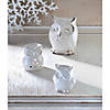 Distressed White Owl Figurine 4.62X4.75X6.5" Image 2