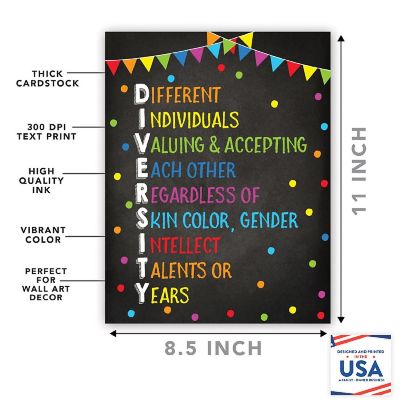 Diversity Acceptance 8.5x11in 1-Pack Image 1