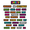 Diversity Word Cutouts - 32 Pc. Image 1