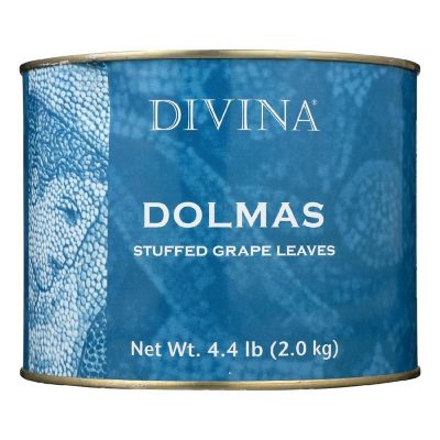 Divina - Dolmas Stuffed Grape Leaves - Case of 6 - 4.4 Image 1