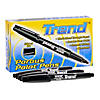 Dixon Ticonderoga Trend Porous Point Pens, Black, 12 Per Pack, 2 Packs Image 1