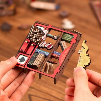 DIY 3D Book Nook Kit: Fall into Wonder 300 pieces Image 3