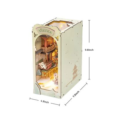DIY 3D Book Nook Kit Falling Sakura 340pcs Image 1