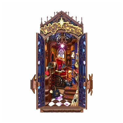 DIY 3D Book Nook Kit: Magic Fantasy Corner 185 pieces Image 1