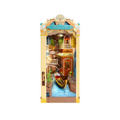 DIY 3D Book Nook Kit - Romantic Venice 110pcs Image 1