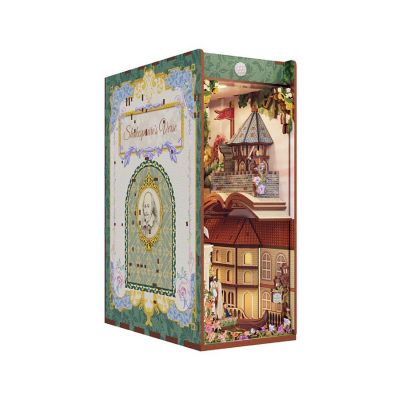 DIY 3D Book Nook Kit: Shakespeare's Verse 212pcs Image 1