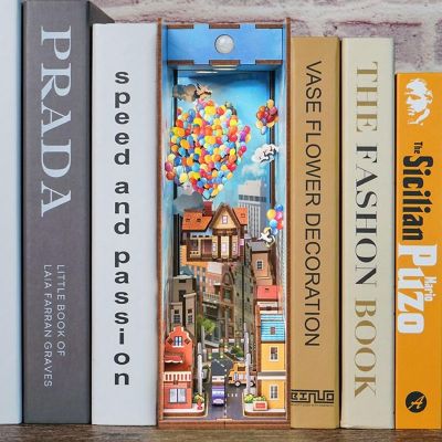 DIY 3D Book Nook Kit Travel with the Wind 143pcs Image 1