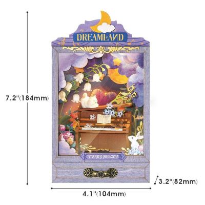 DIY 3D Box Theater Puzzle Starry Melody 42pcs Image 1
