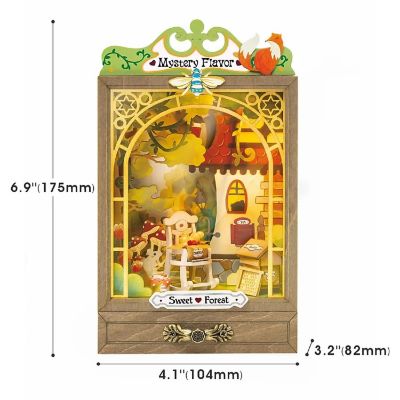 DIY 3D Box Theater Puzzle Sweet Forest 37pcs Image 1