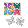 DIY 3D Butterfly Ornaments with Stickers - 12 Pc. Image 1