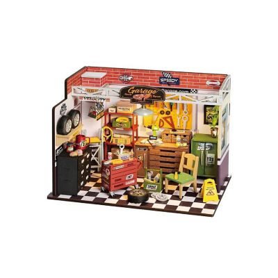 DIY 3D House Puzzle - Garage Workshop 157pcs Image 1