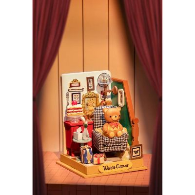 DIY 3D Miniature House Puzzle Holiday Living Room 75pcs Image 2