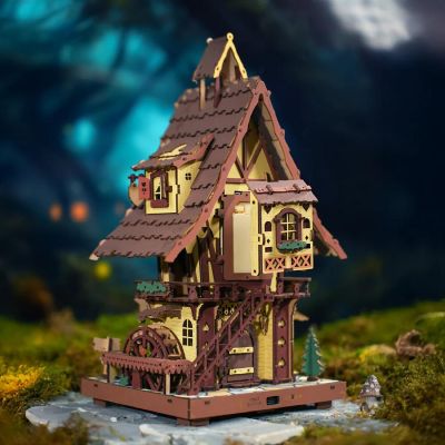 DIY 3D Moving Gears Puzzle - Cuckoo Clock - 435pcs Image 1