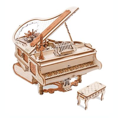 DIY 3D Music Box Puzzle Magic Piano 223pcs Image 1