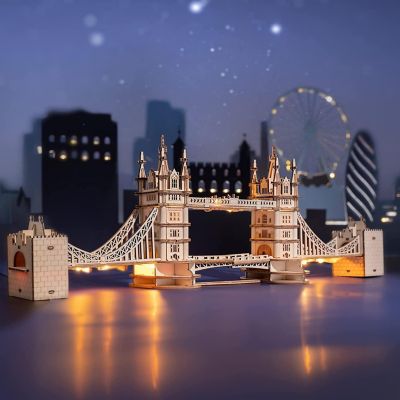 DIY 3D Puzzle - Tower Bridge - 113pcs Image 1