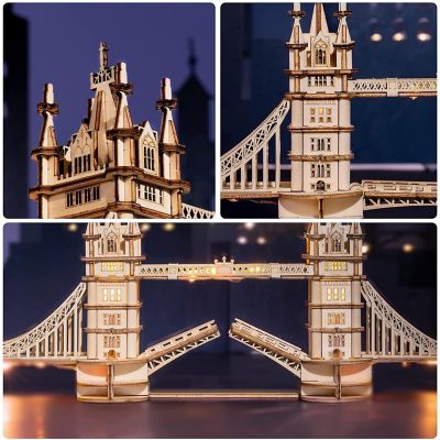 DIY 3D Puzzle - Tower Bridge - 113pcs Image 1