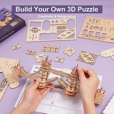 DIY 3D Puzzle - Tower Bridge - 113pcs Image 2