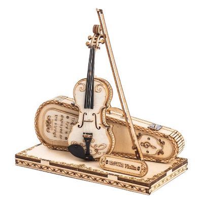 DIY 3D Puzzle Violin Capriccio 62 pcs Image 1