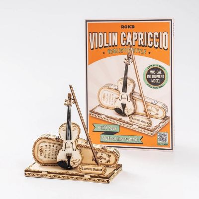 DIY 3D Puzzle Violin Capriccio 62 pcs Image 1
