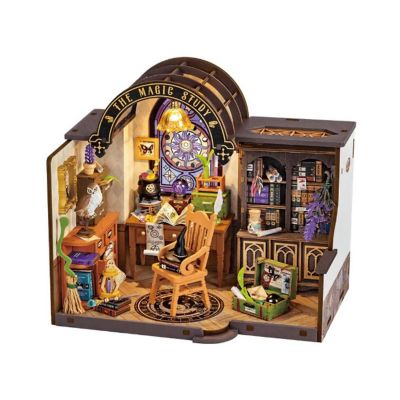 DIY 3D Wood Puzzle: Magic Study 267 pieces Image 1