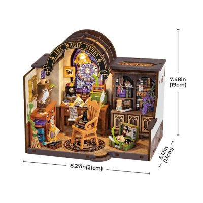 DIY 3D Wood Puzzle: Magic Study 267 pieces Image 2